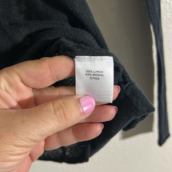 L.L. Bean Black Long Sleeve Top - Picture 4 of 5